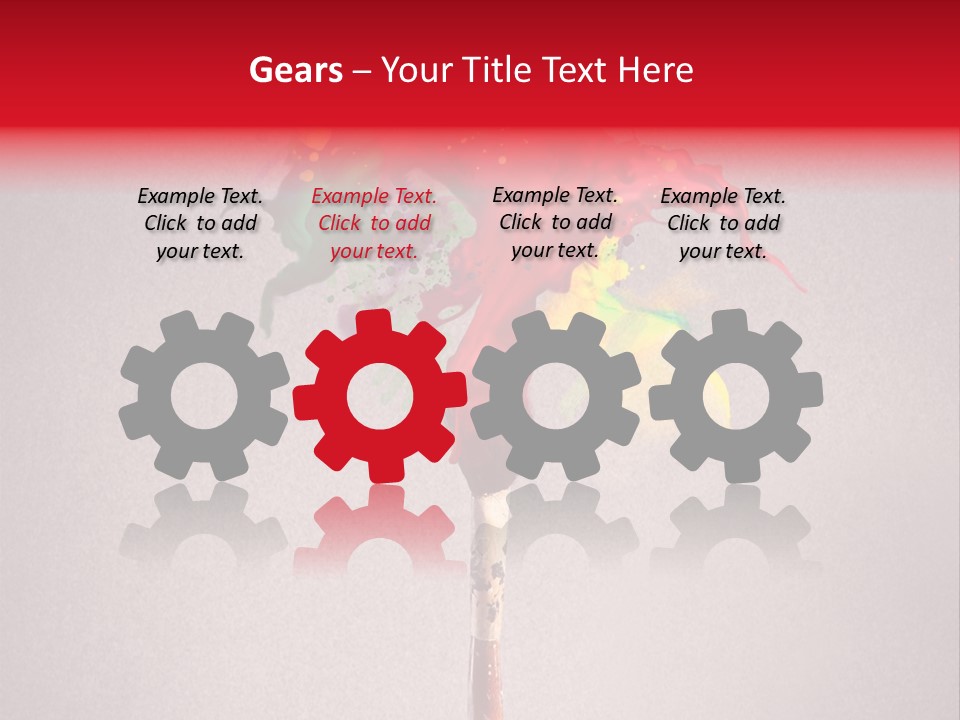 Stain Paint Artistic PowerPoint Template