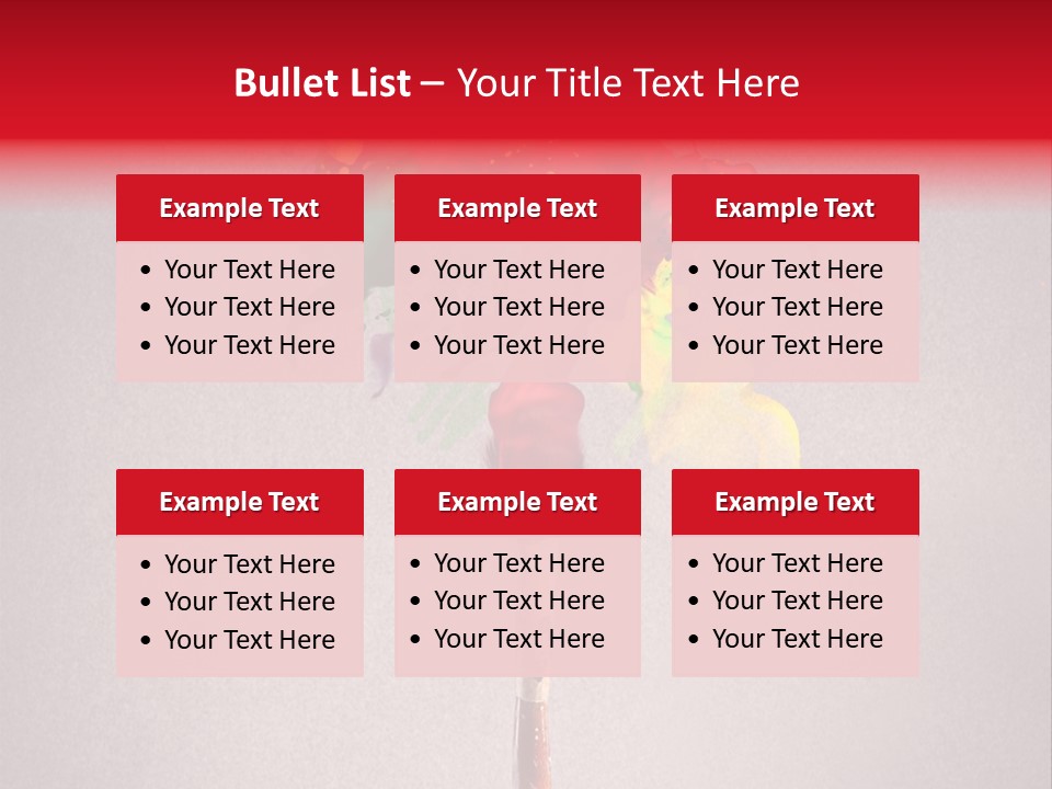 Stain Paint Artistic PowerPoint Template