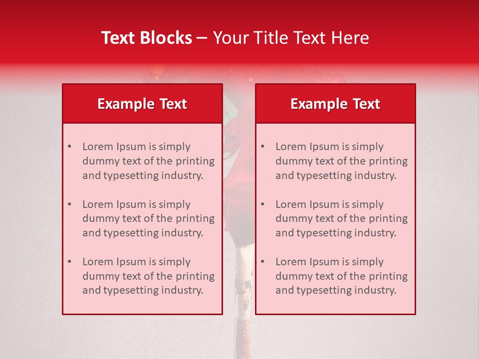 Stain Paint Artistic PowerPoint Template