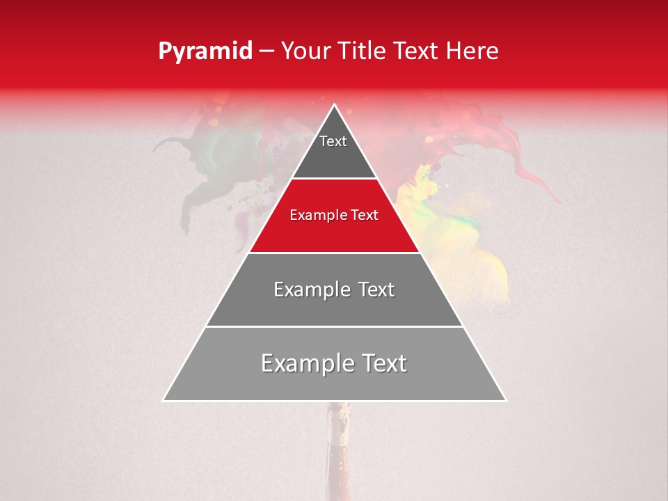 Stain Paint Artistic PowerPoint Template
