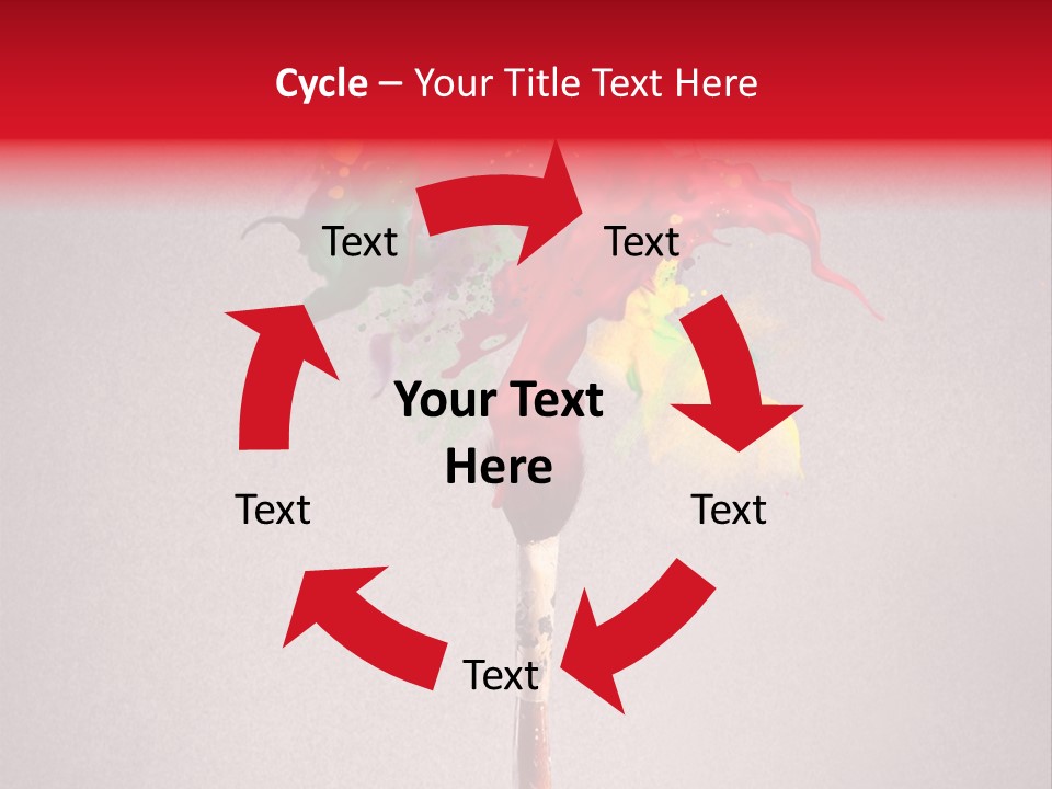 Stain Paint Artistic PowerPoint Template