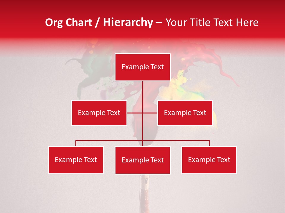 Stain Paint Artistic PowerPoint Template