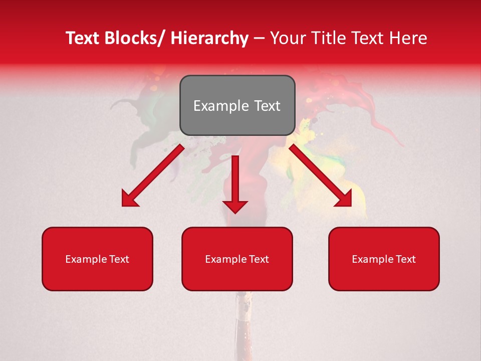 Stain Paint Artistic PowerPoint Template