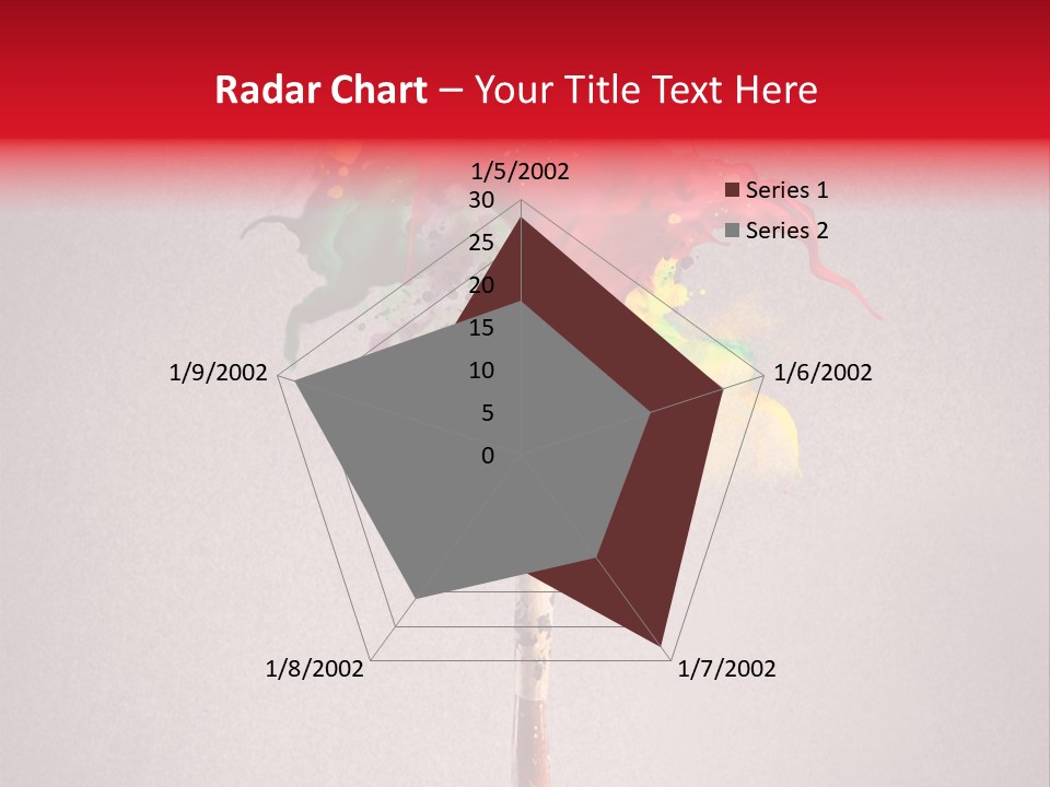 Stain Paint Artistic PowerPoint Template