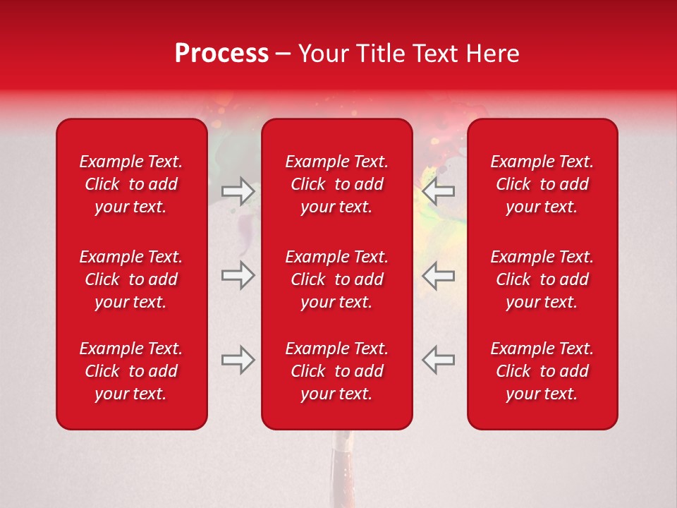 Stain Paint Artistic PowerPoint Template