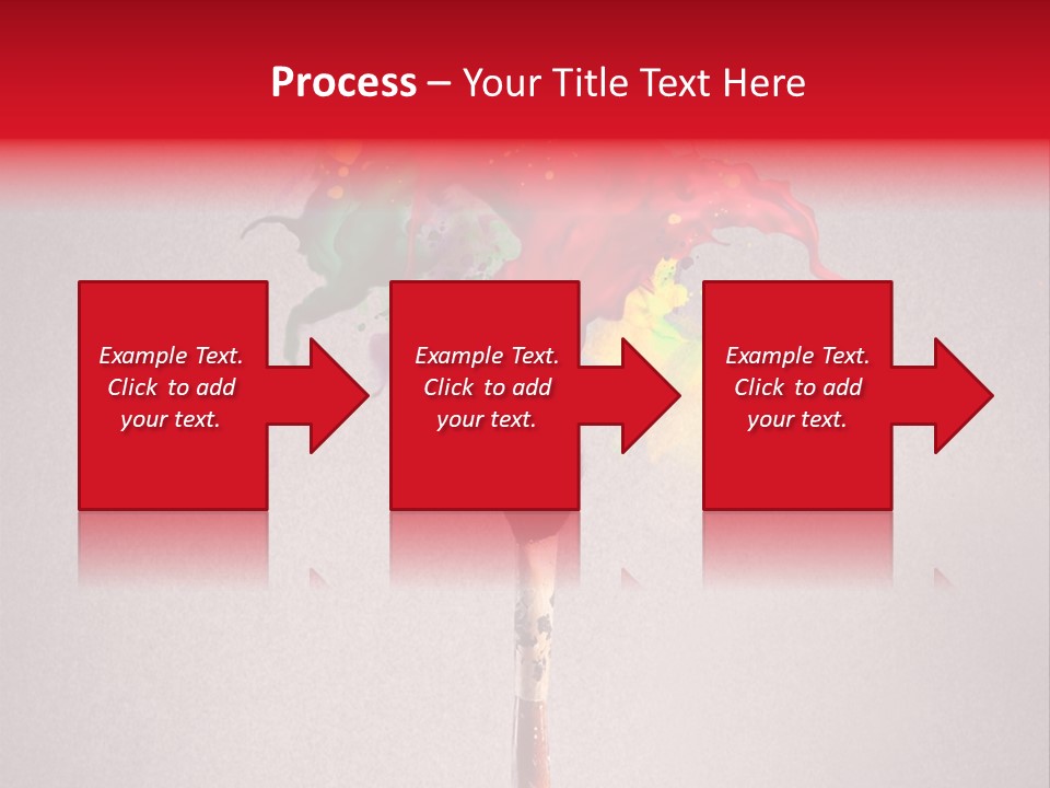 Stain Paint Artistic PowerPoint Template
