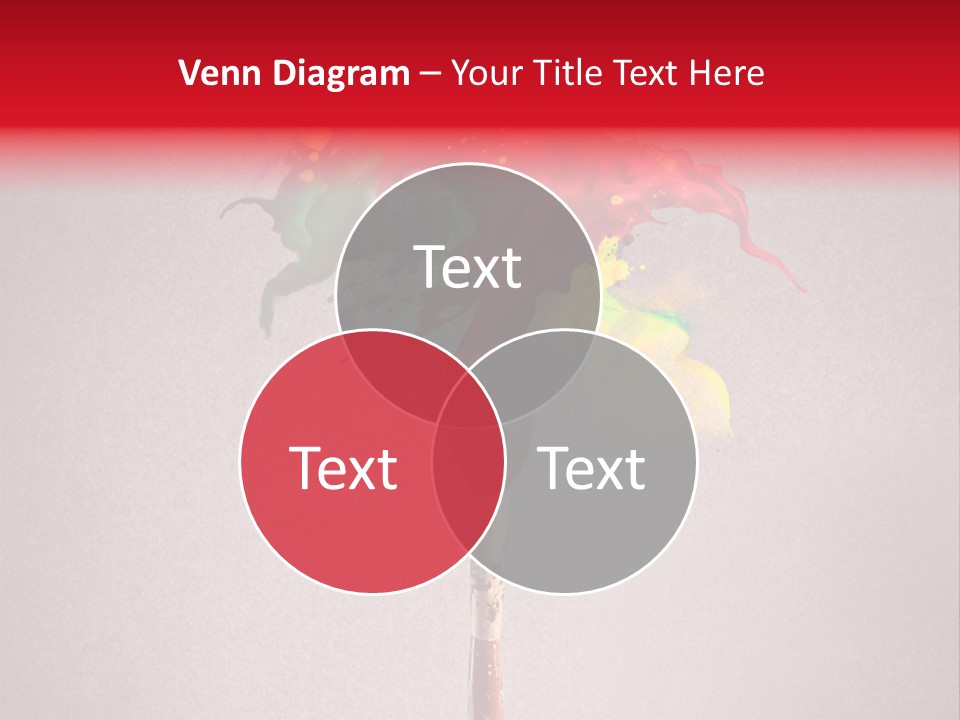 Stain Paint Artistic PowerPoint Template