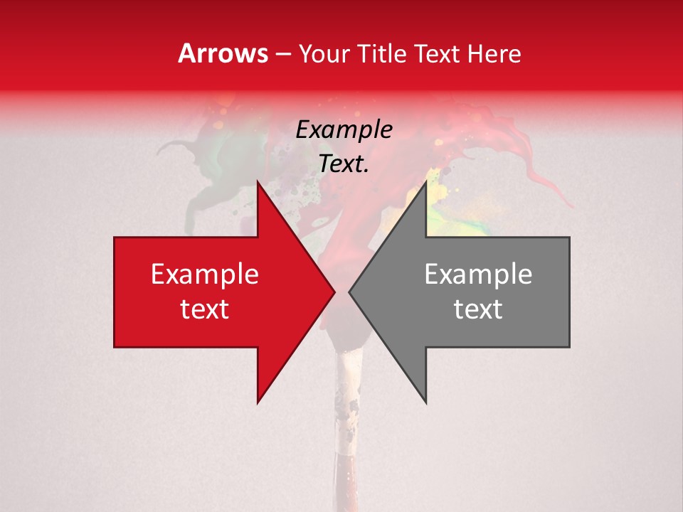 Stain Paint Artistic PowerPoint Template