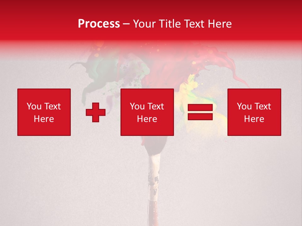 Stain Paint Artistic PowerPoint Template