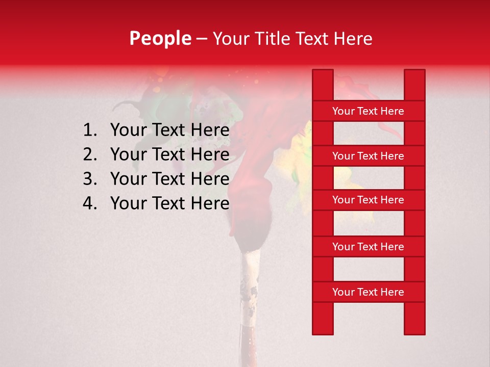 Stain Paint Artistic PowerPoint Template