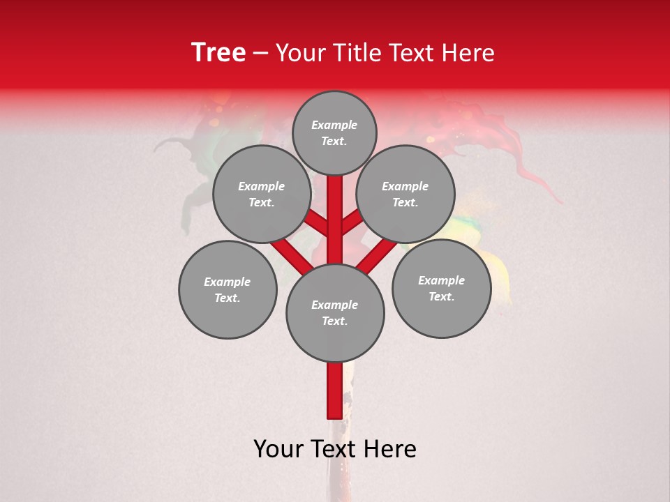Stain Paint Artistic PowerPoint Template