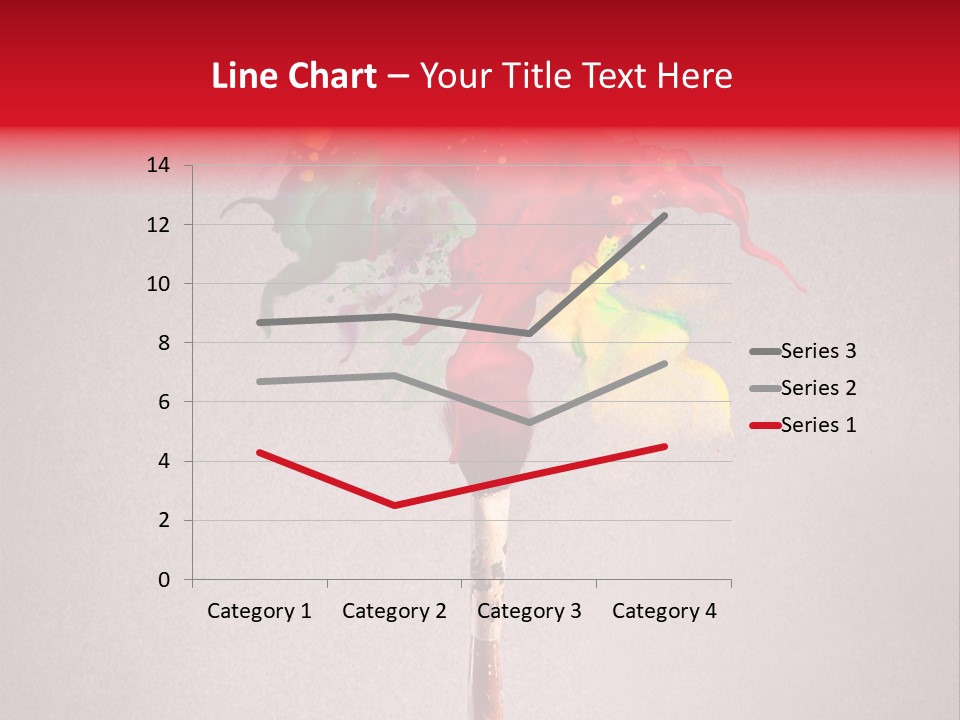 Stain Paint Artistic PowerPoint Template