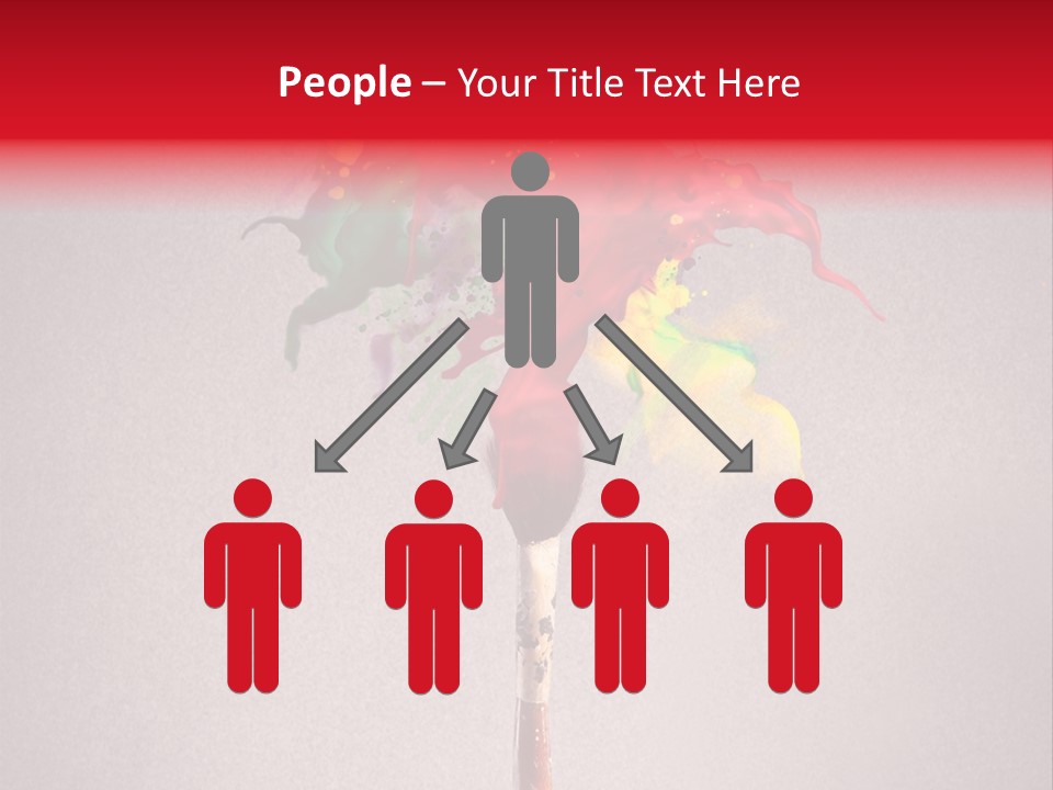 Stain Paint Artistic PowerPoint Template
