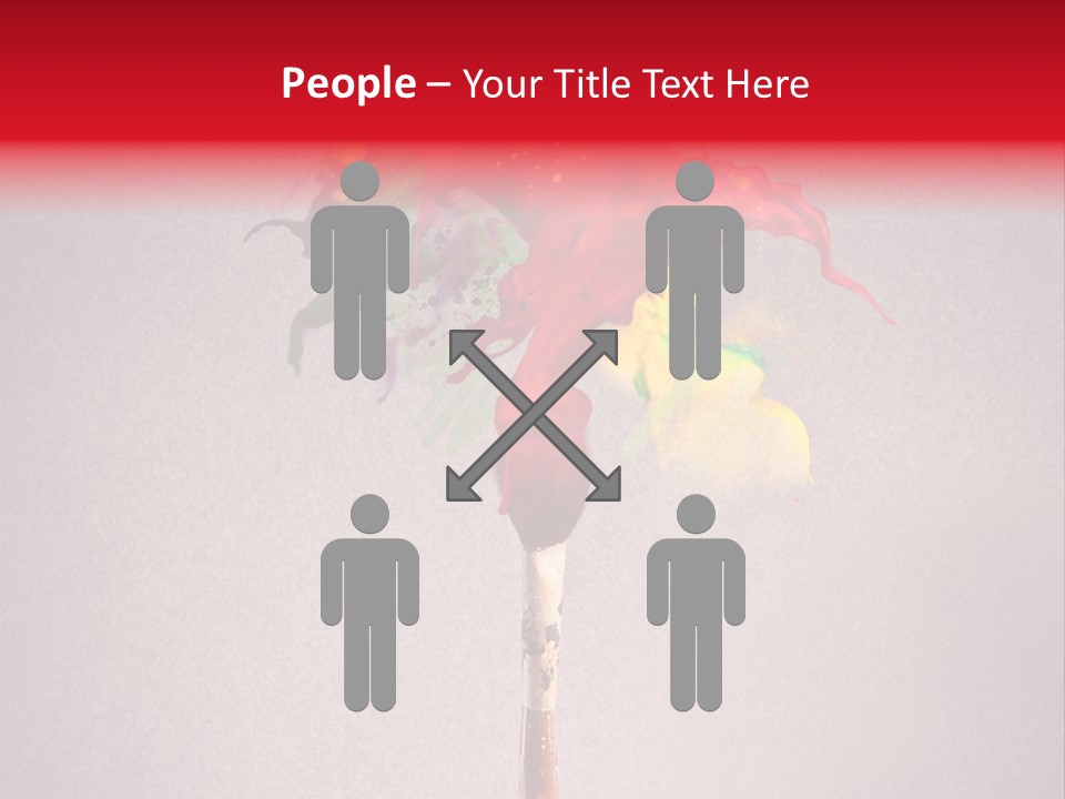 Stain Paint Artistic PowerPoint Template