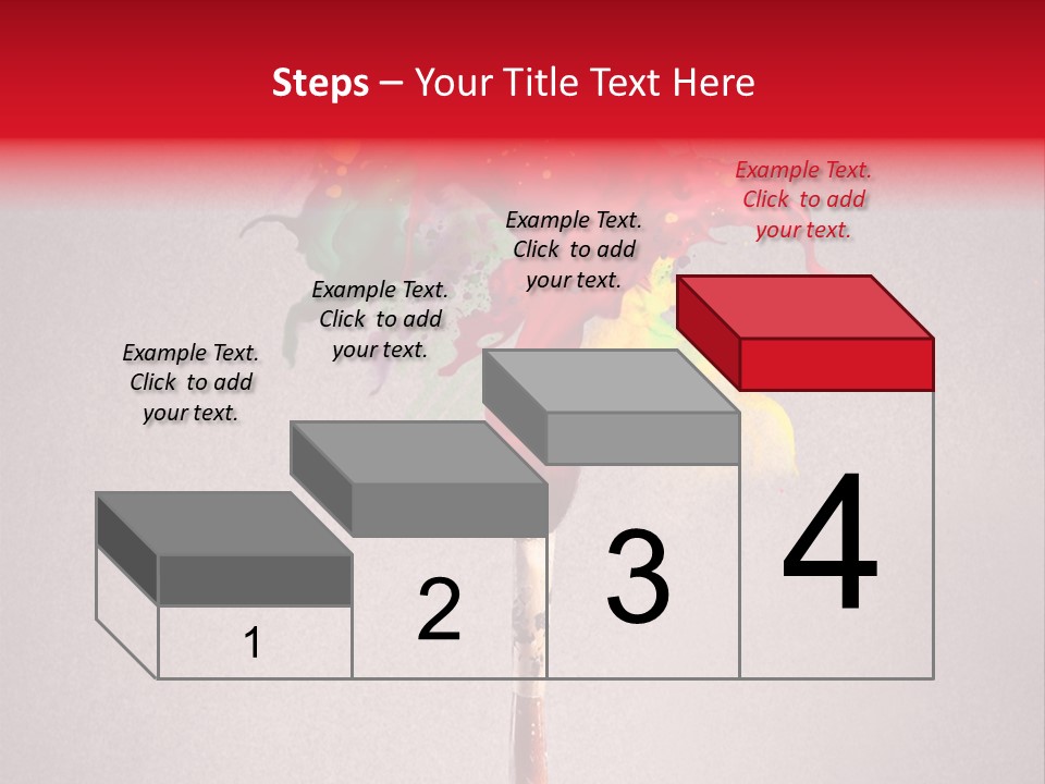 Stain Paint Artistic PowerPoint Template