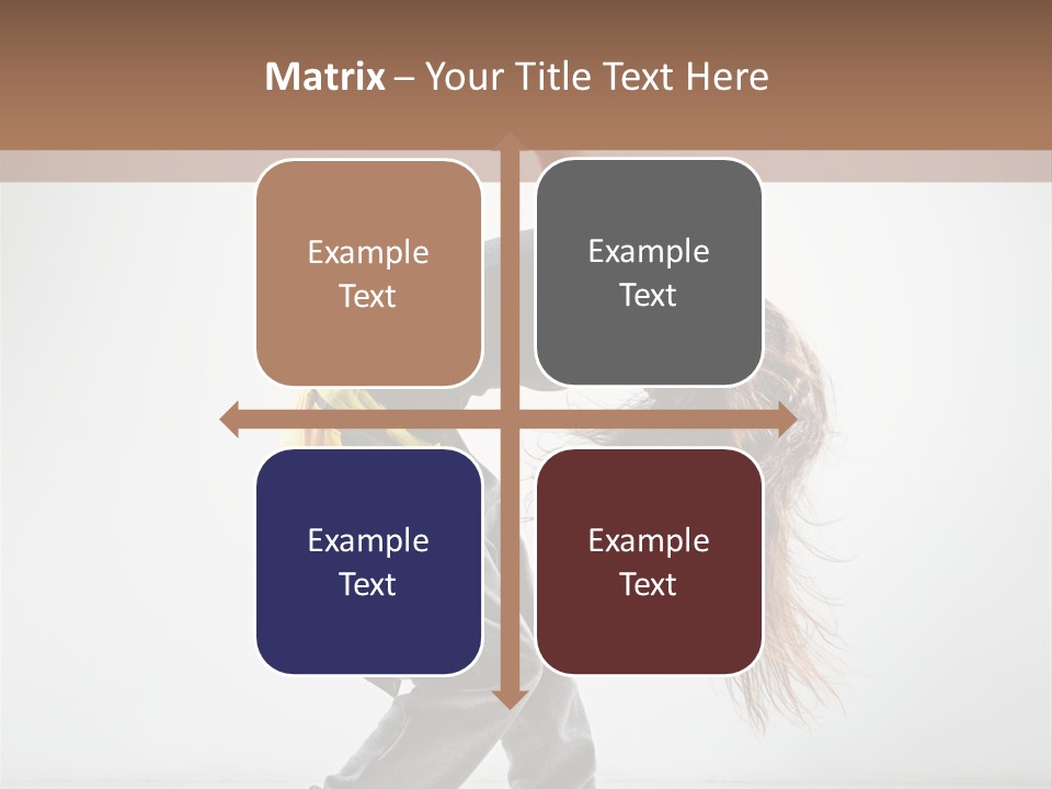 Aerobic Hip Hop Fitness PowerPoint Template