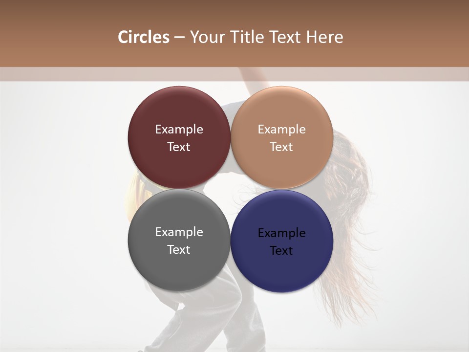 Aerobic Hip Hop Fitness PowerPoint Template