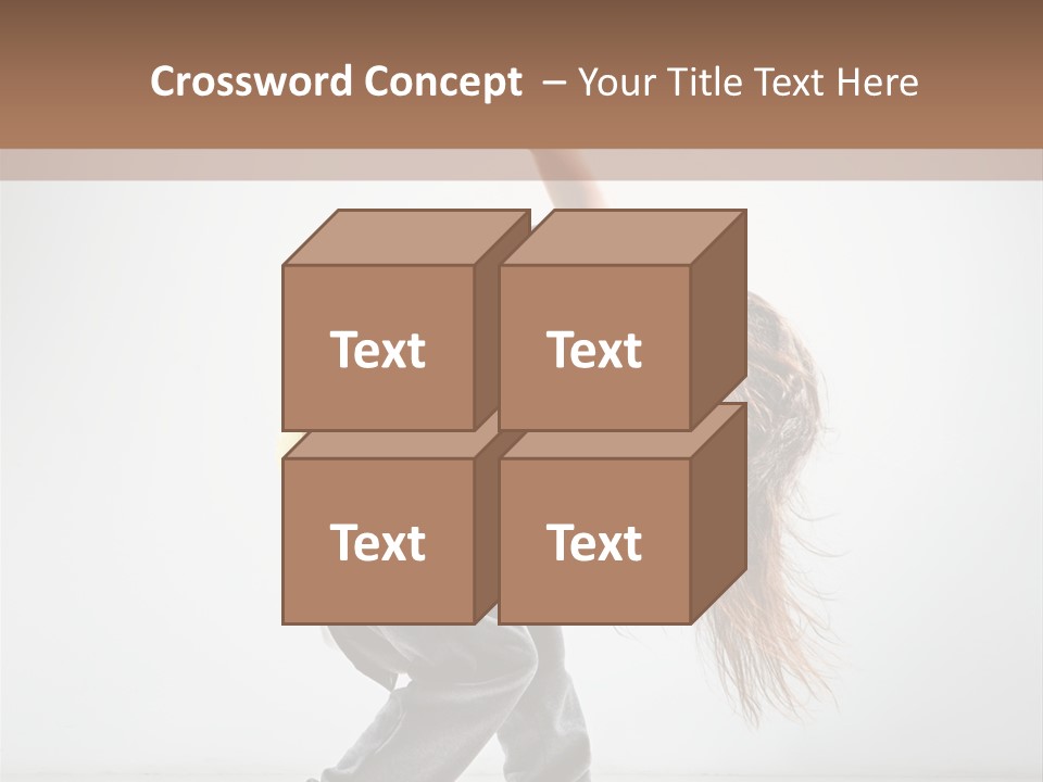 Aerobic Hip Hop Fitness PowerPoint Template