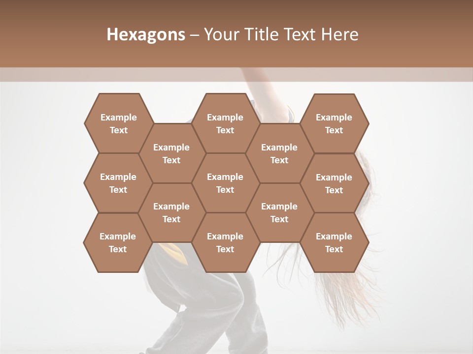 Aerobic Hip Hop Fitness PowerPoint Template