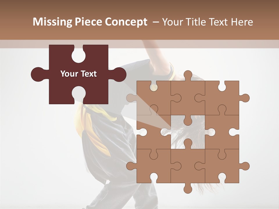 Aerobic Hip Hop Fitness PowerPoint Template