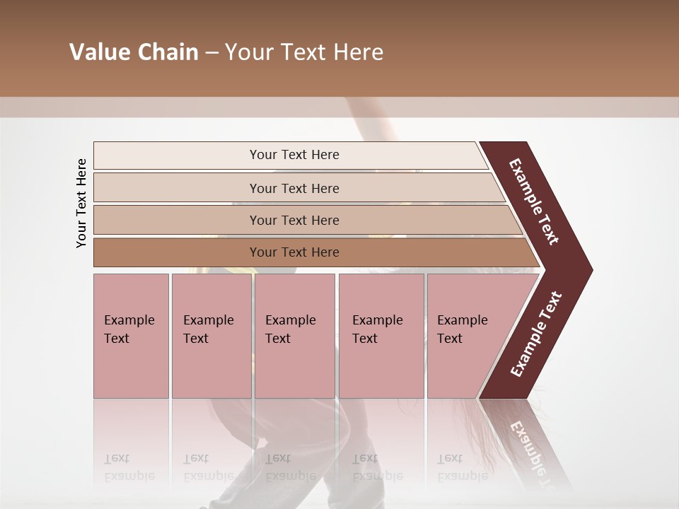 Aerobic Hip Hop Fitness PowerPoint Template