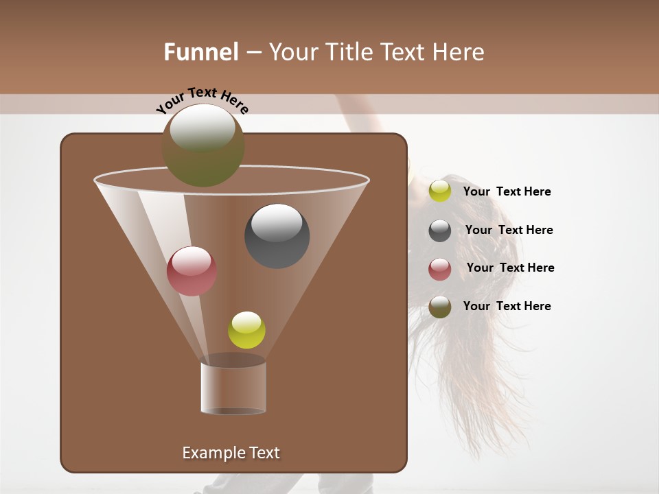 Aerobic Hip Hop Fitness PowerPoint Template