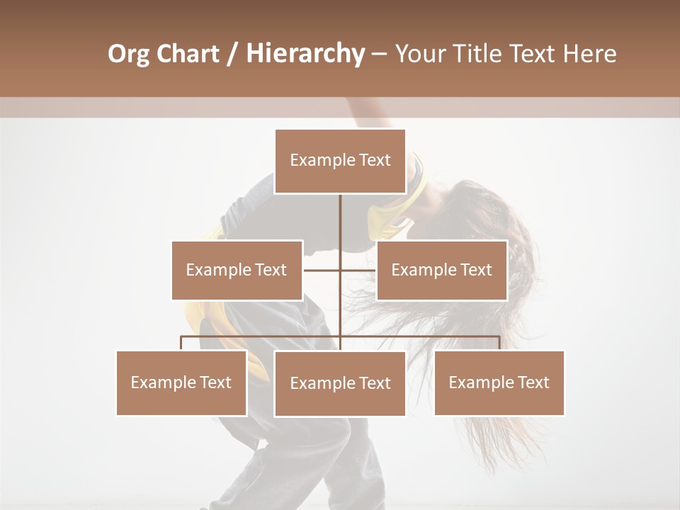 Aerobic Hip Hop Fitness PowerPoint Template