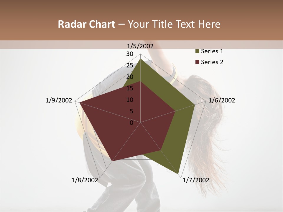 Aerobic Hip Hop Fitness PowerPoint Template