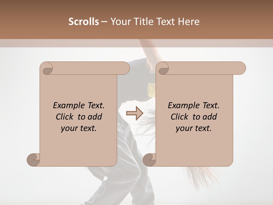 Aerobic Hip Hop Fitness PowerPoint Template
