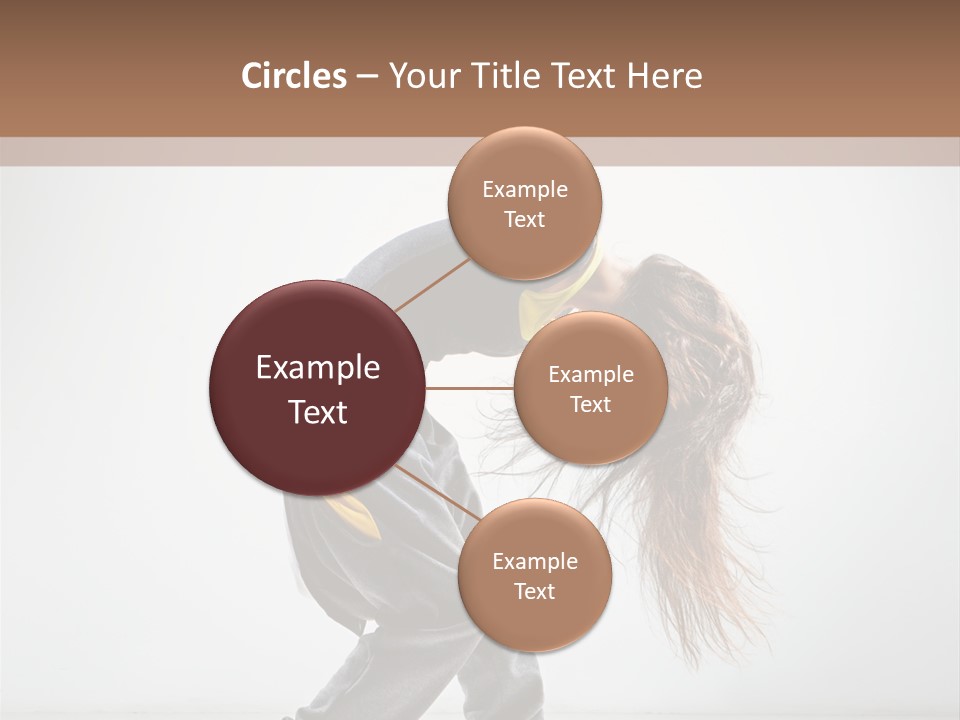 Aerobic Hip Hop Fitness PowerPoint Template