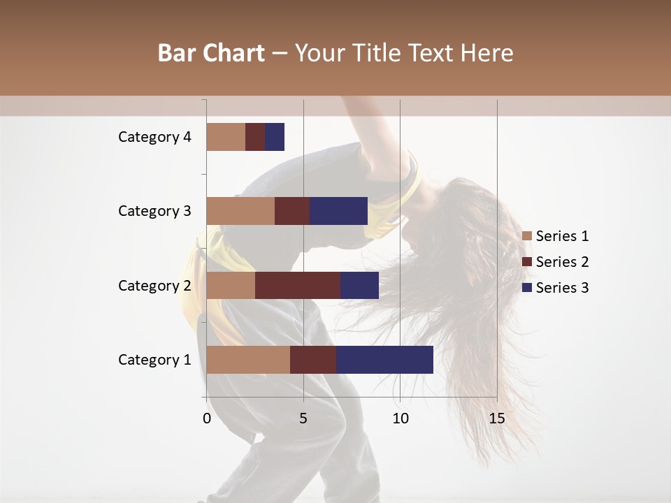 Aerobic Hip Hop Fitness PowerPoint Template