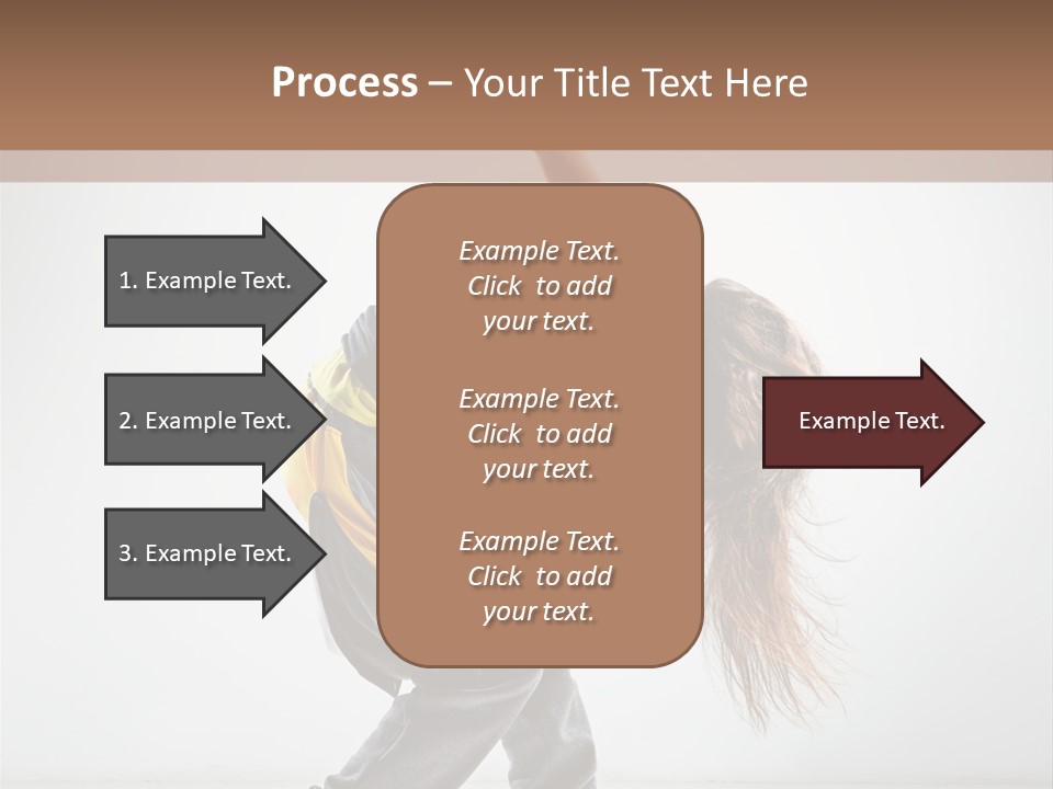Aerobic Hip Hop Fitness PowerPoint Template