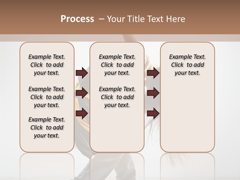Aerobic Hip Hop Fitness PowerPoint Template