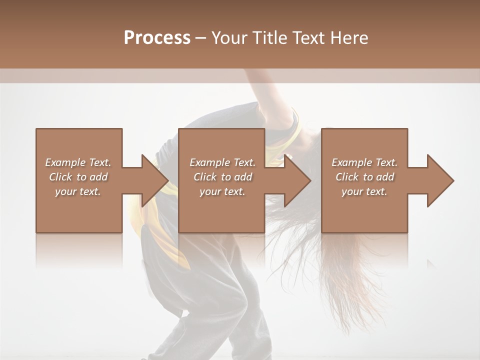 Aerobic Hip Hop Fitness PowerPoint Template