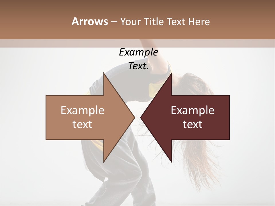 Aerobic Hip Hop Fitness PowerPoint Template