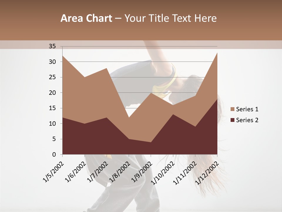 Aerobic Hip Hop Fitness PowerPoint Template