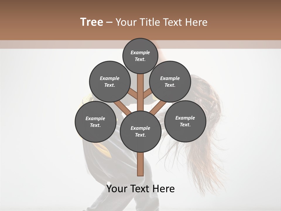 Aerobic Hip Hop Fitness PowerPoint Template