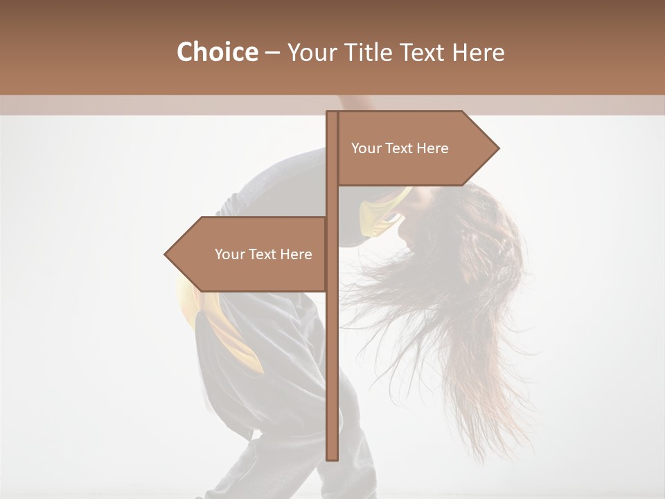 Aerobic Hip Hop Fitness PowerPoint Template