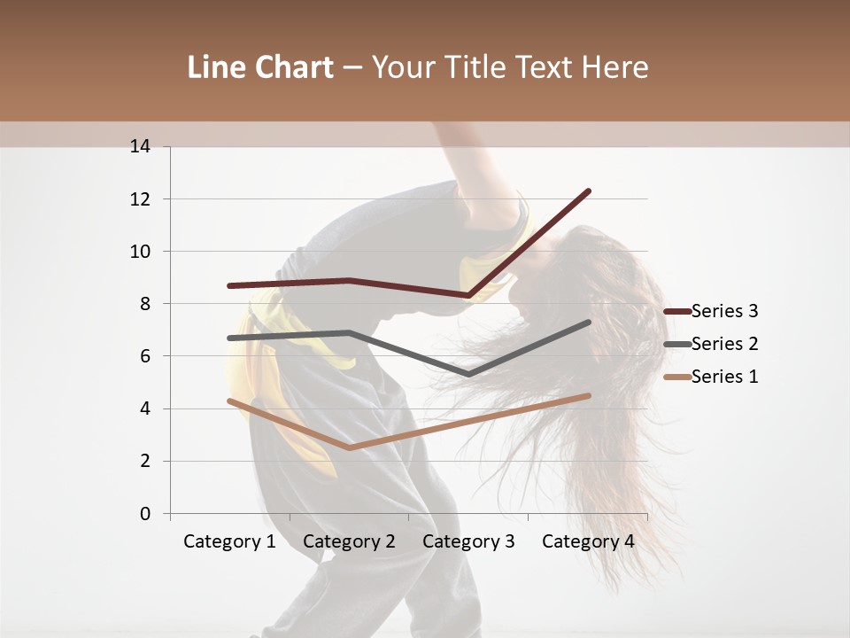 Aerobic Hip Hop Fitness PowerPoint Template