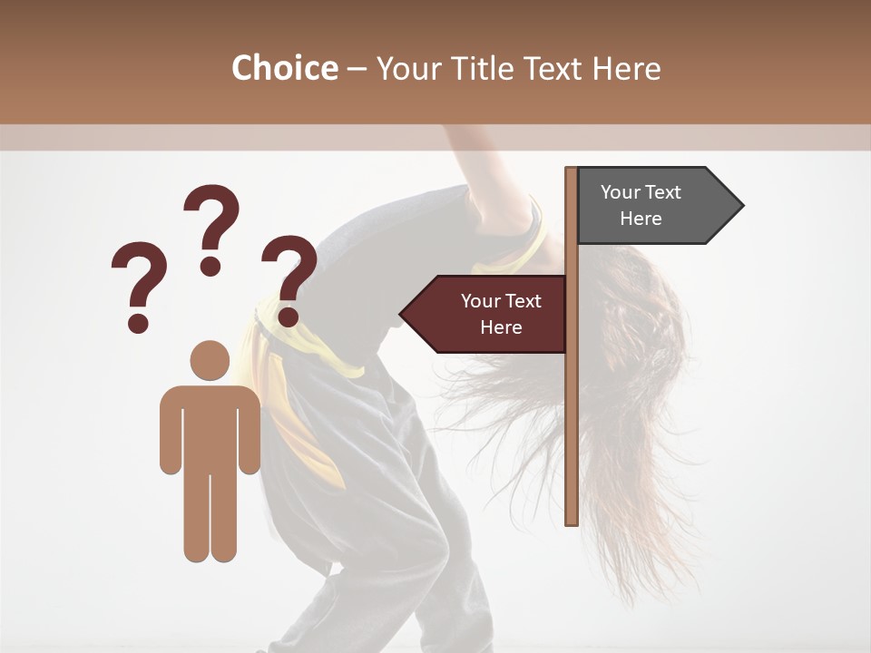 Aerobic Hip Hop Fitness PowerPoint Template