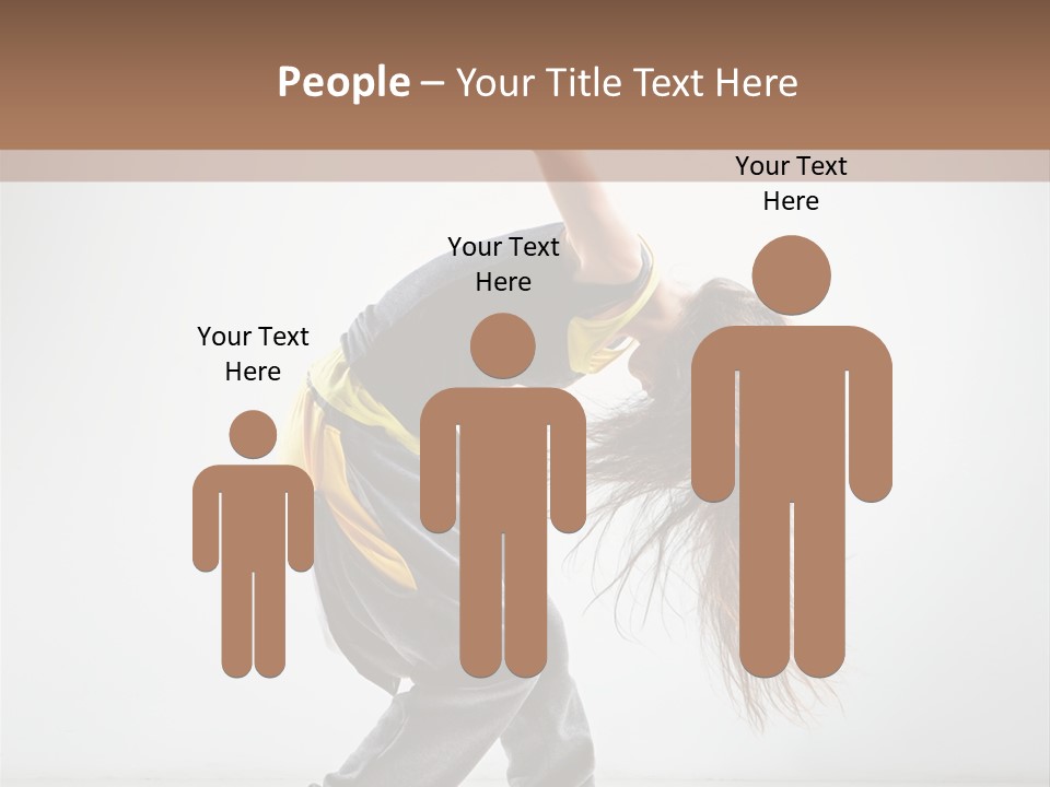 Aerobic Hip Hop Fitness PowerPoint Template