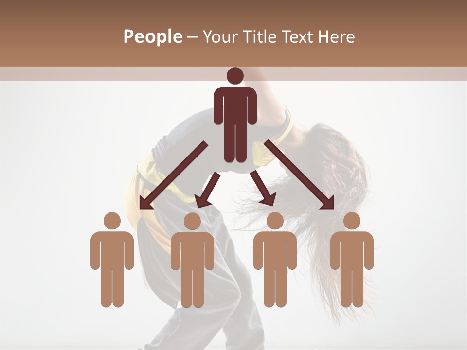 Aerobic Hip Hop Fitness PowerPoint Template