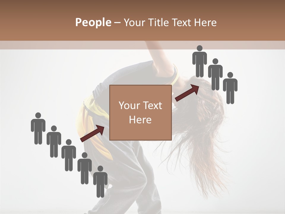 Aerobic Hip Hop Fitness PowerPoint Template