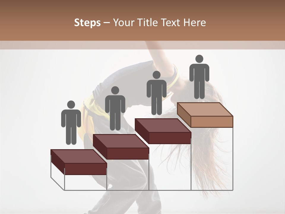 Aerobic Hip Hop Fitness PowerPoint Template