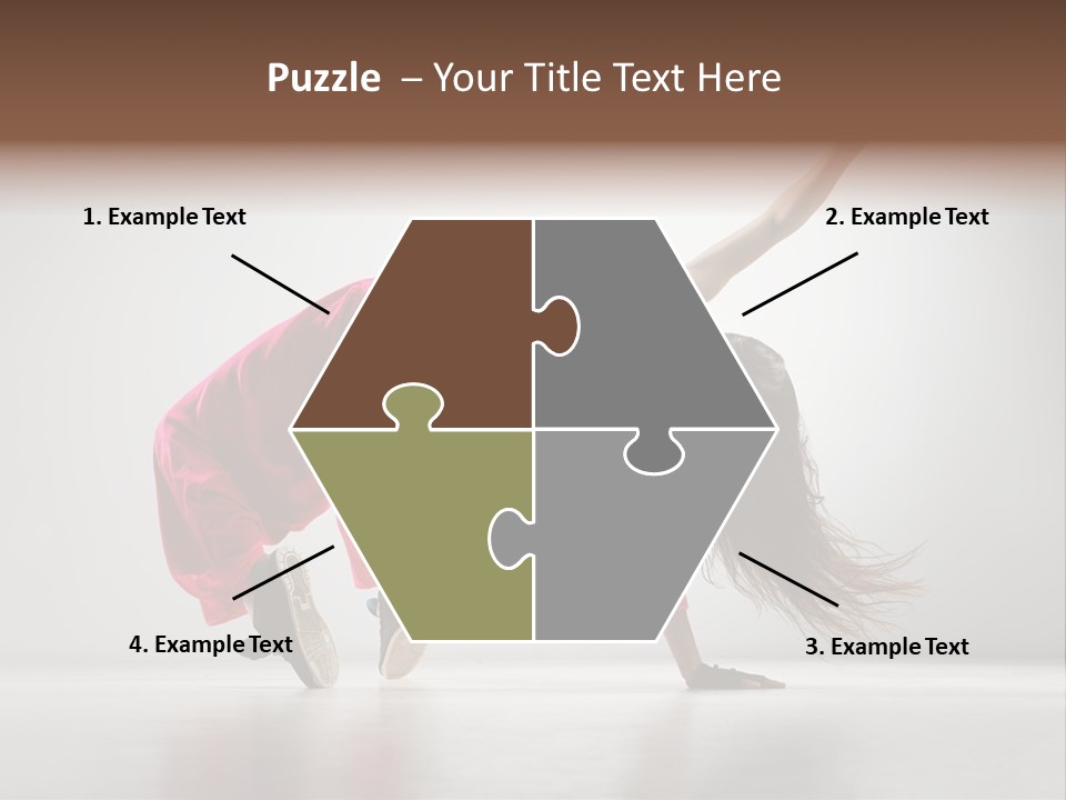 One Vertical Gymnastic PowerPoint Template