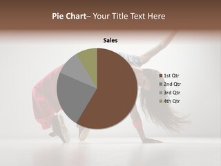 One Vertical Gymnastic PowerPoint Template