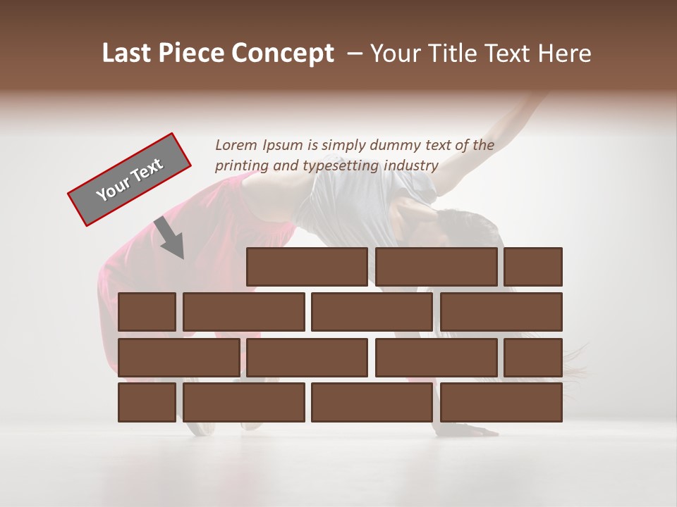 One Vertical Gymnastic PowerPoint Template