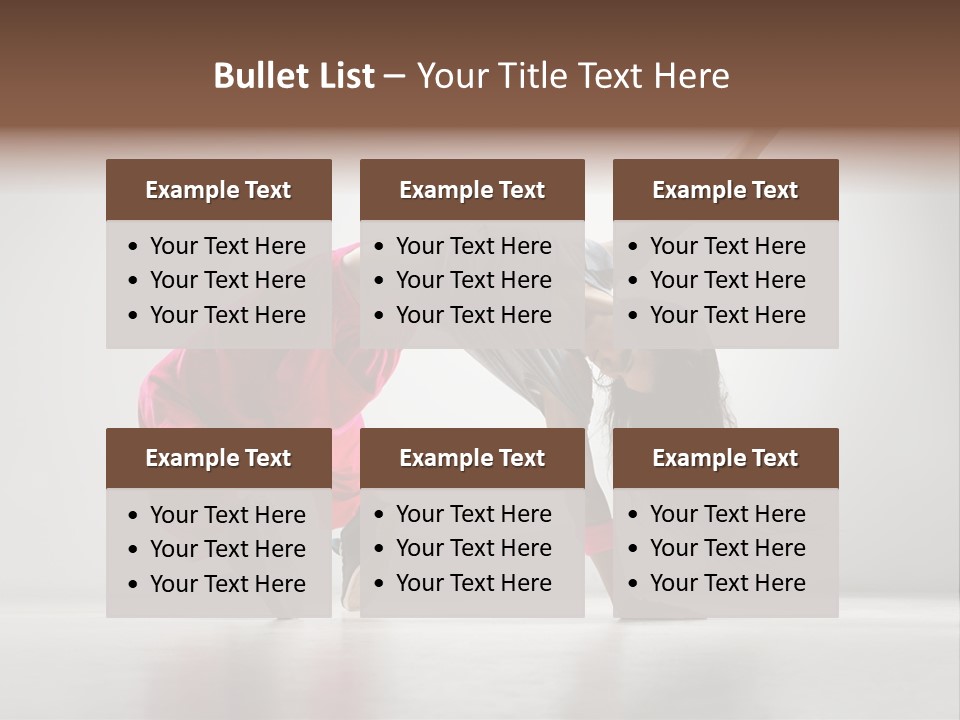 One Vertical Gymnastic PowerPoint Template