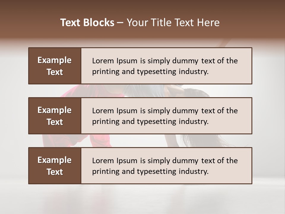 One Vertical Gymnastic PowerPoint Template