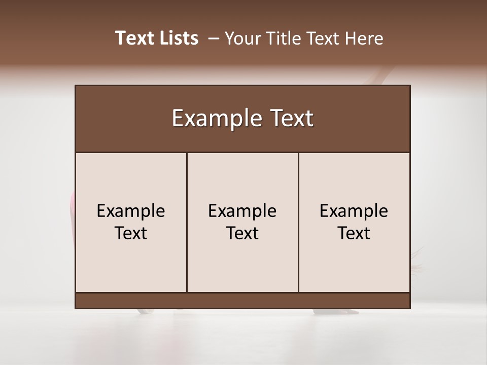 One Vertical Gymnastic PowerPoint Template